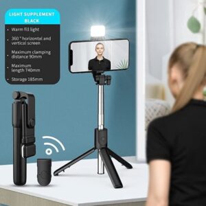 Selfie Stick With Bluetooth flash 6