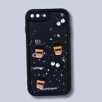 iPhone 7 Plus Coffee Case - 3D Coffee Silicon Case