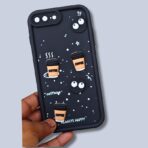 iPhone 8 Plus Coffee Case - 3D Coffee Silicon Case - Image 2